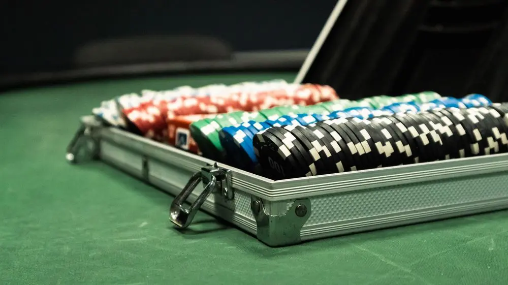 Poker-inspired social table concept detail