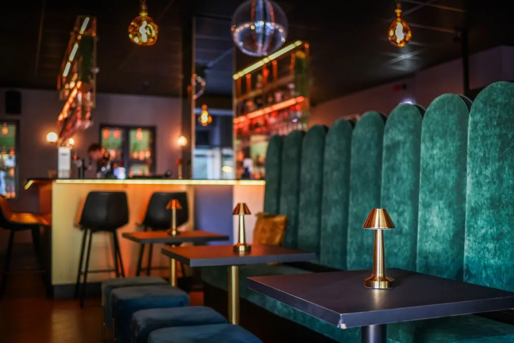 Sophisticated Auckland evening lounge with ambient lighting